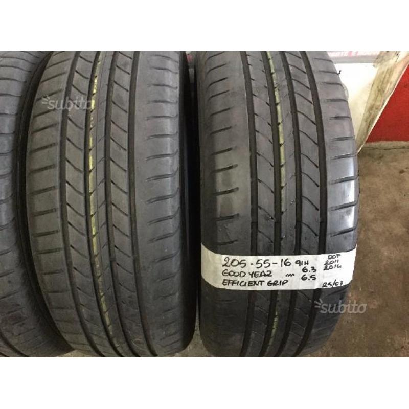 Gomme 205 55 16 goodyear pneumatici usati estivi