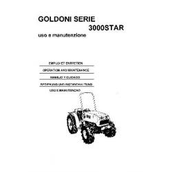 Manuale per trattori Goldoni serie 3000 Star