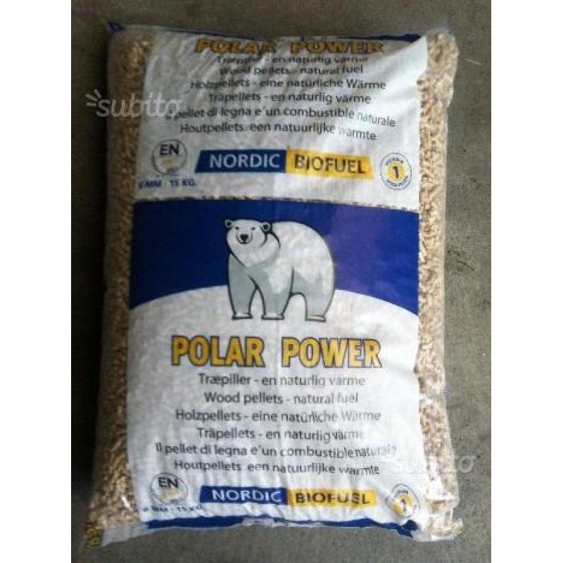 Pellet abete A1 euro 3.70 sacco 15 Kg