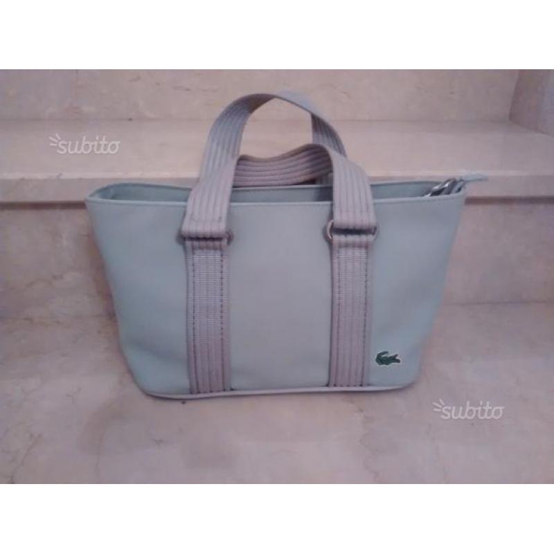 Borsa Lacoste azzurra