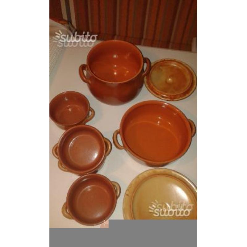 Pentole in terracotta nuove