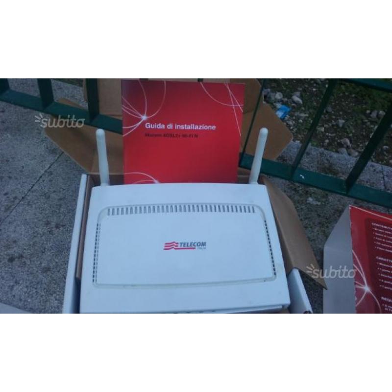 Modem telecom wi fi 2+n 20 mega 350mb pronto x nav