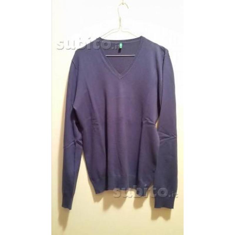 Pullover cardigan maglioncino Benetton,Fred Mello