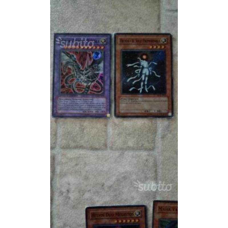 Super rare Yu-Gi-Oh carte luce/fuoco/oscurità