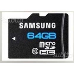 Micro sd 64 giga originale samsung