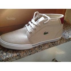 Lacoste Ampthill beige n. 37 nuove con scatola