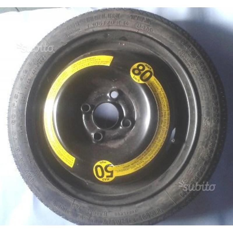 Ruotino di scorta 14" (105/70 r14) (4 FORI)