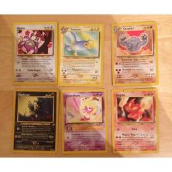 Carte Pokemon, rare, holo e non comuni