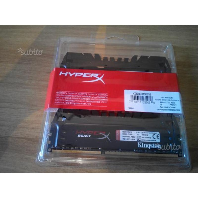 Kit Ram DDR3 Kingston HyperX Beast 16gb