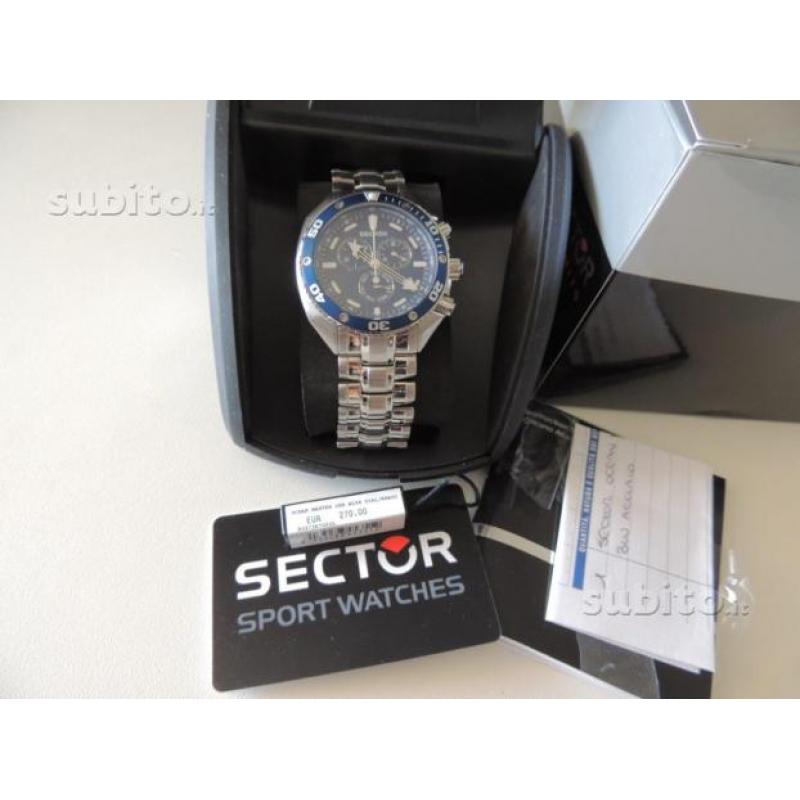 Sector ocean master blu in acciaio