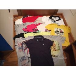 10 T shirt e polo taglia M