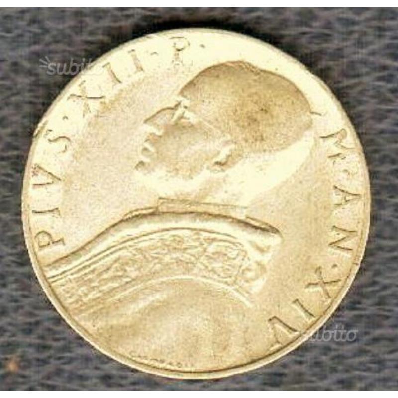 10 lire Vaticano 1952