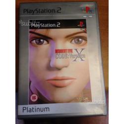 Resident Evil code Veronica x Playstation Ps2