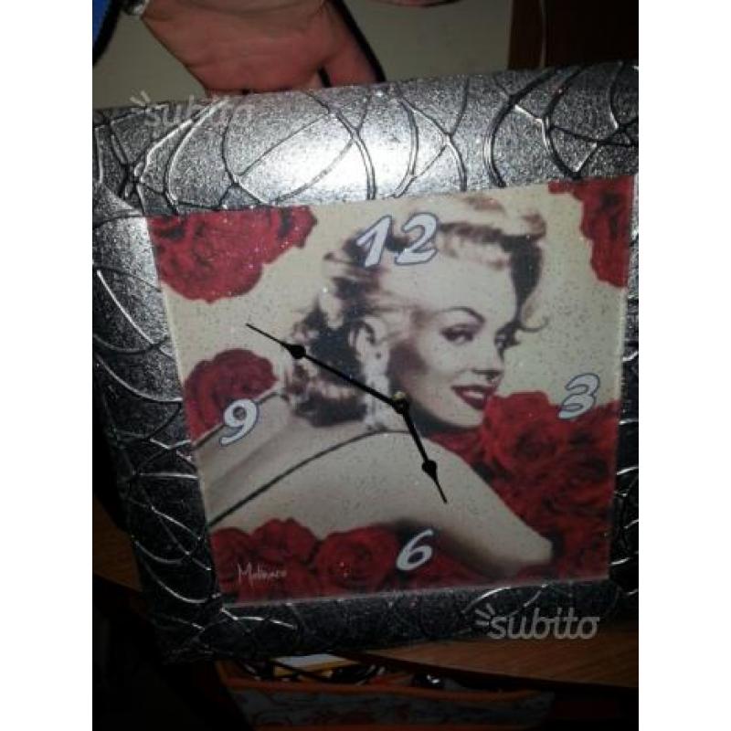 Quadro e orologio di Marylin Monroe