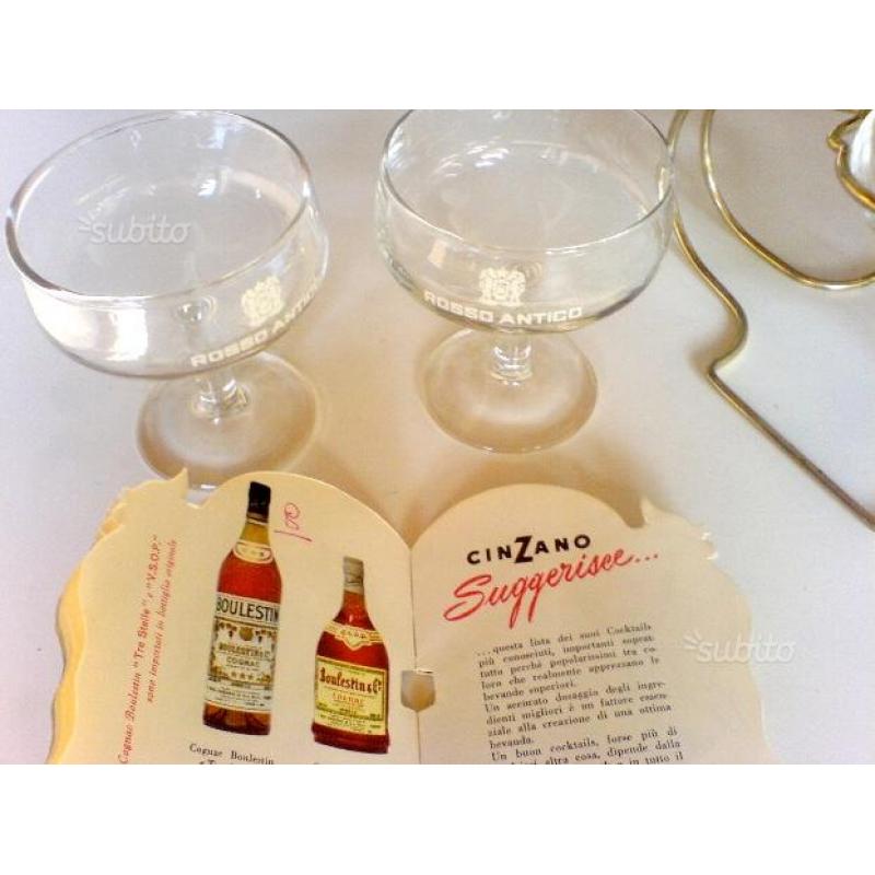 Set vintage da bibita e cocktail originale anni 50