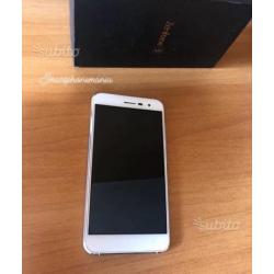 Asus Zenfone 3 dual sim bianco cornice gold