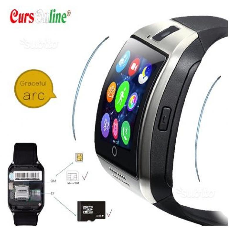 New Smart Watch con Design Curvo Sim Slot Micro SD