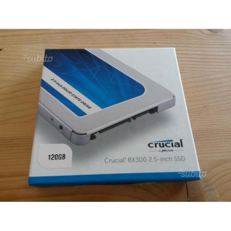 Ssd crucial BX300 2.5 pollici 120gb