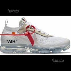 Nike off White vapormax taglie dal 35 al 46